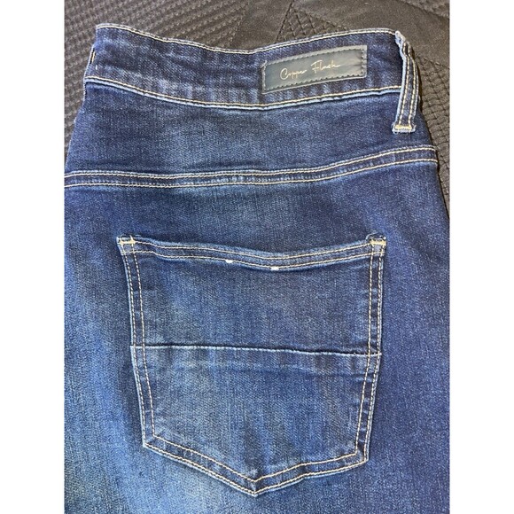 Copper Flash Jeans Curvy Ankle Skinny Midrise Stretch Women’s Size 16 - Picture 9 of 12